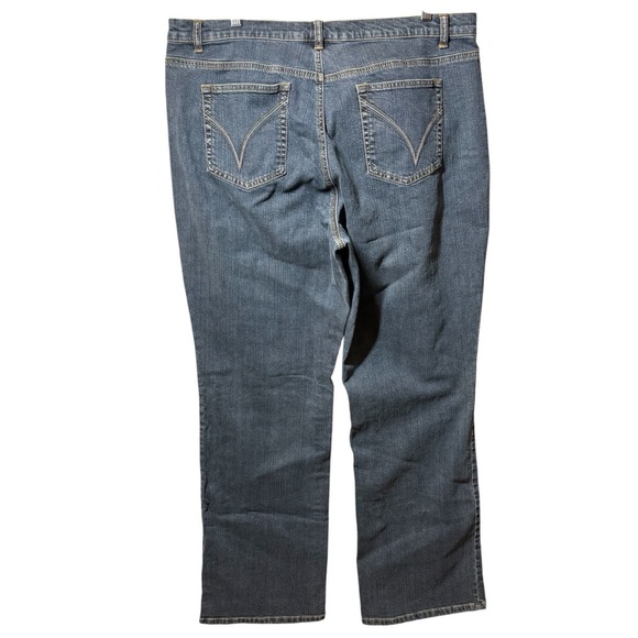 Venezia Jeans Size 20 Tall High Rise Medium Wash Blue Denim Stretch Plus Size - Picture 5 of 15